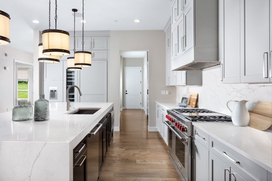 Furnished interior in a model home at The Summit at Castle Pines in Castle Pines (Image 21).