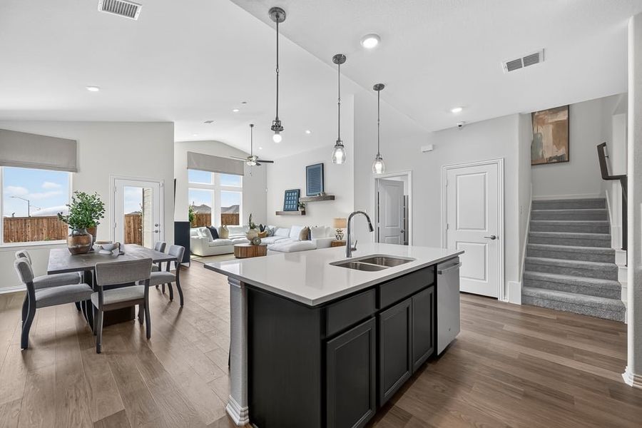 Furnished interior in a model home at Madero 50s in Haslet (Image 110). Furnished interior in a model home at Madero 50s in Haslet (Image 110).