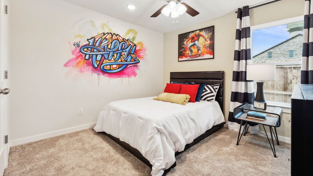 Furnished interior in a model home at Morningside in Josephine (Image 27).