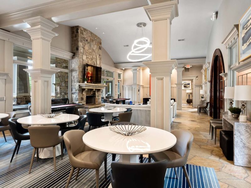 Furnished interior in a model home at The Village at Towne Lake in Woodstock (Image 25).