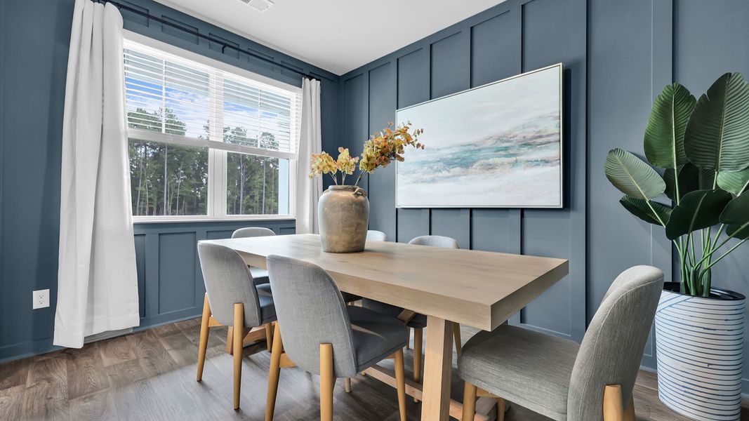 Furnished interior in a model home at The Ranch in Holly Hill (Image 15).