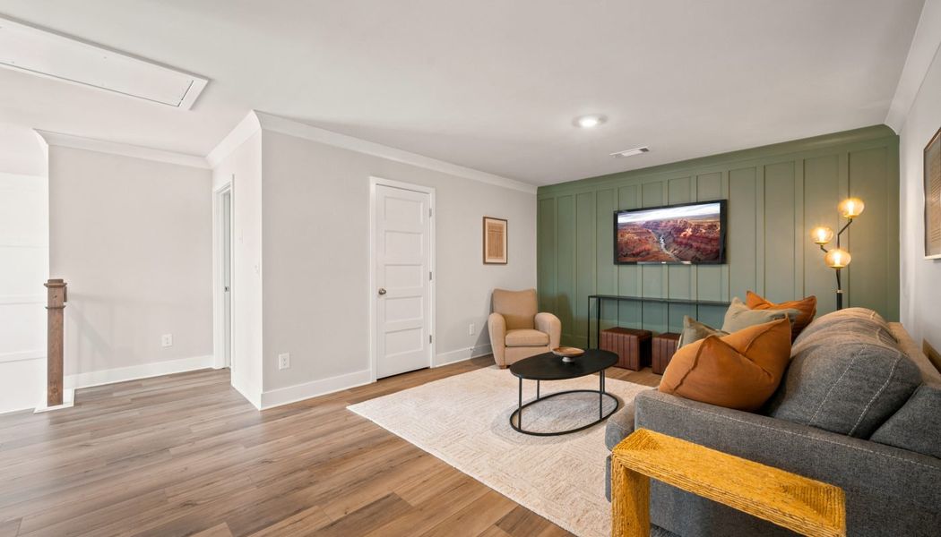 Furnished interior in a model home at Fowler Farms in Auburn (Image 54).