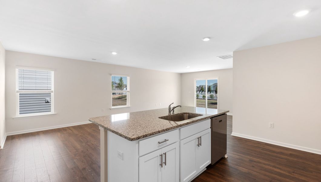 Furnished interior in a model home at Providence Walk in Hendersonville (Image 6).