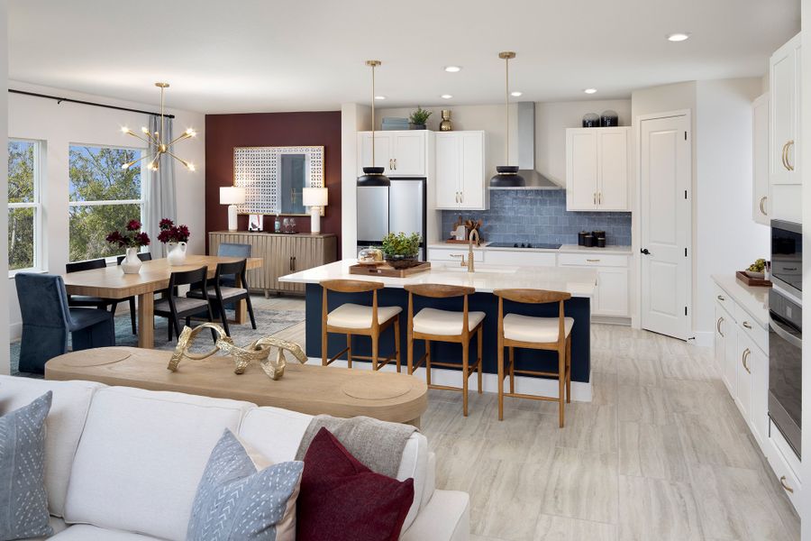 Furnished interior in a model home at North River Ranch – Garden Series in Parrish (Image 28).