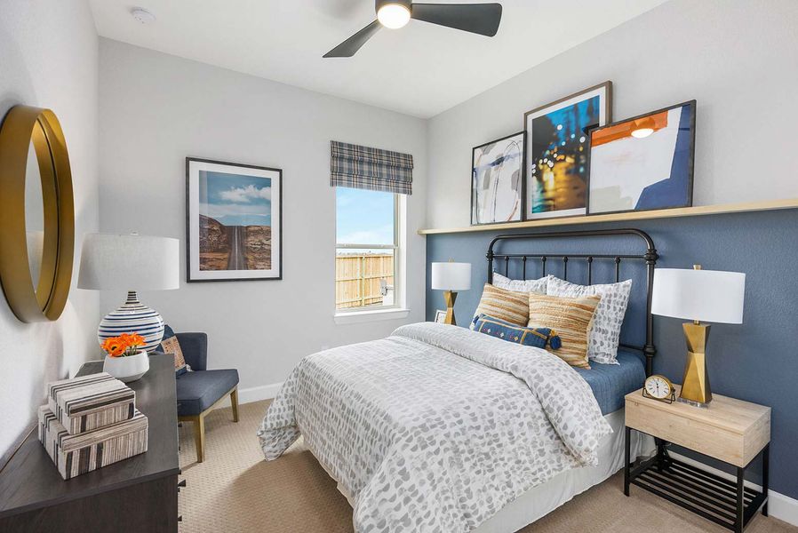 Furnished interior in a model home at Dunham Pointe - Enclave Collection in Cypress (Image 18). Furnished interior in a model home at Dunham Pointe - Enclave Collection in Cypress (Image 18).