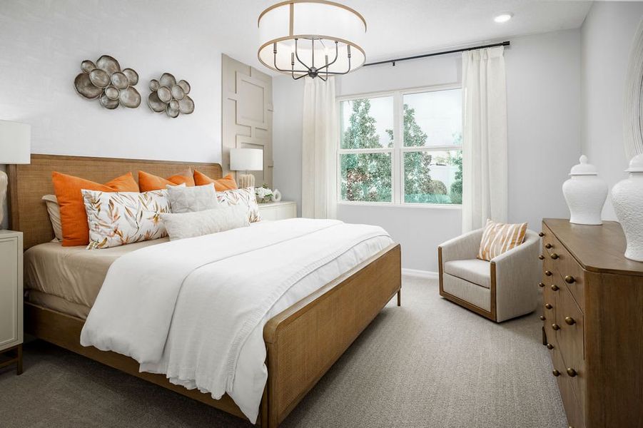 Your cozy retreat for peaceful mornings and restful nights. | Eagletail Landings | New Homes in Howey-in-the-Hills, FL | Landsea Homes