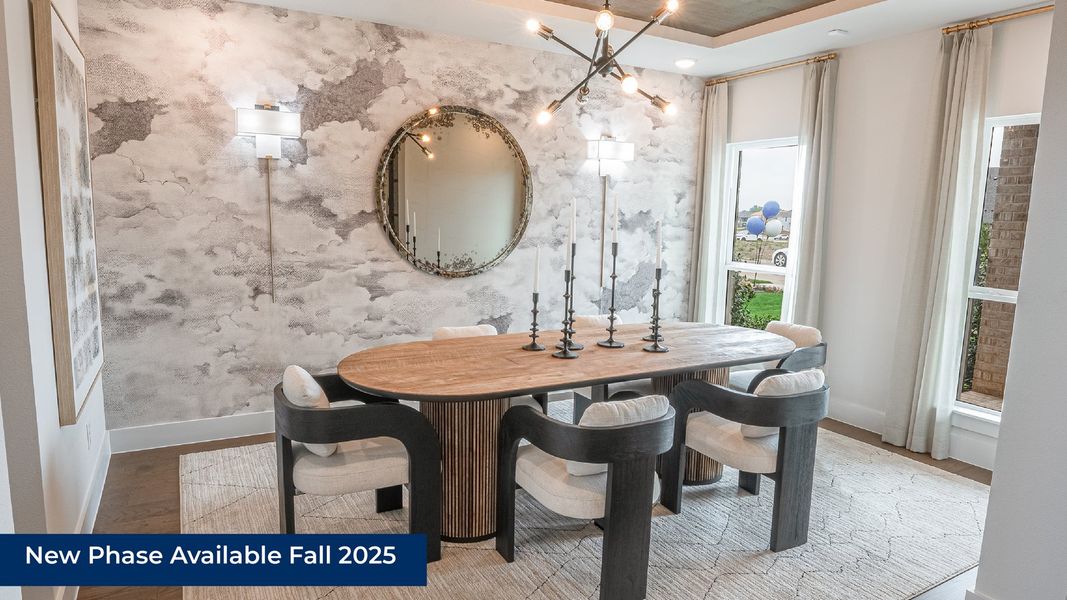 Furnished interior in a model home at Spiritas Ranch in Little Elm (Image 9). Furnished interior in a model home at Spiritas Ranch in Little Elm (Image 9).