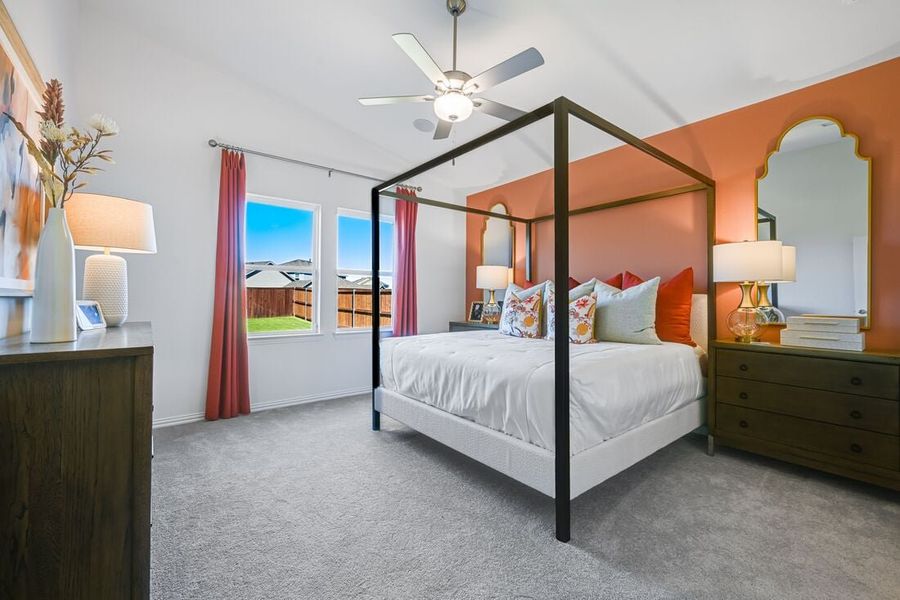 Furnished interior in a model home at Madero 50s in Fort Worth (Image 111).