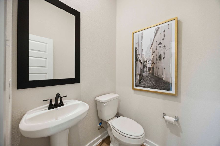 Lexington Heights Model Home - Powder Room