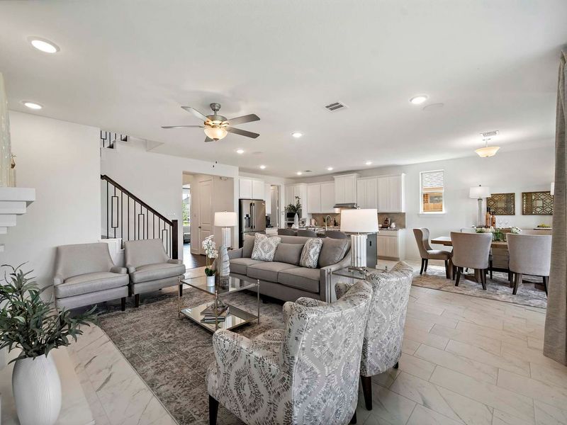 Furnished interior in a model home at Sierra Vista in Rosharon (Image 12). Furnished interior in a model home at Sierra Vista in Rosharon (Image 12).