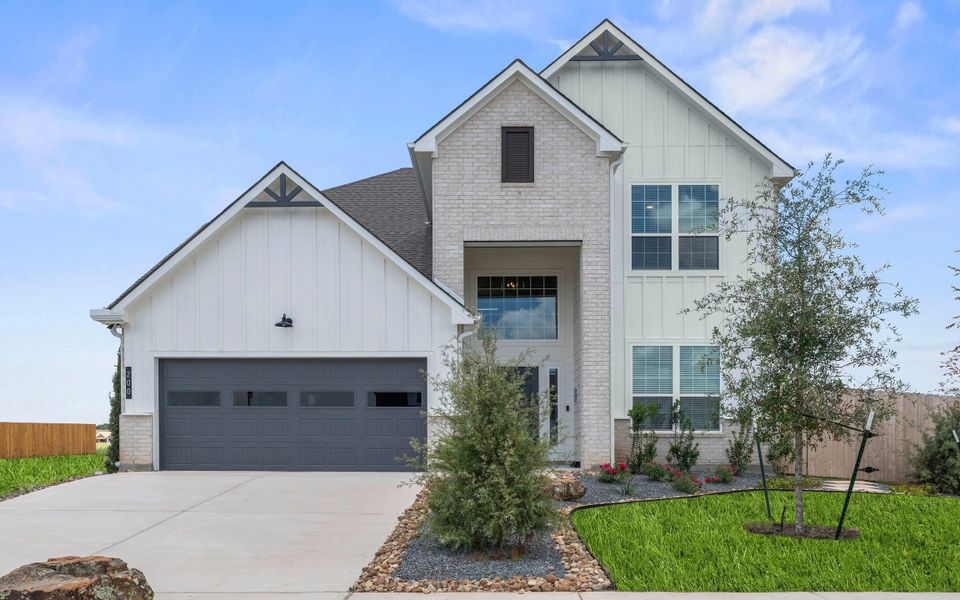 Front exterior of a home in the Rancho San Gabriel community, located in Georgetown, TX (Image 1). Front exterior of a home in the Rancho San Gabriel community, located in Georgetown, TX (Image 1).