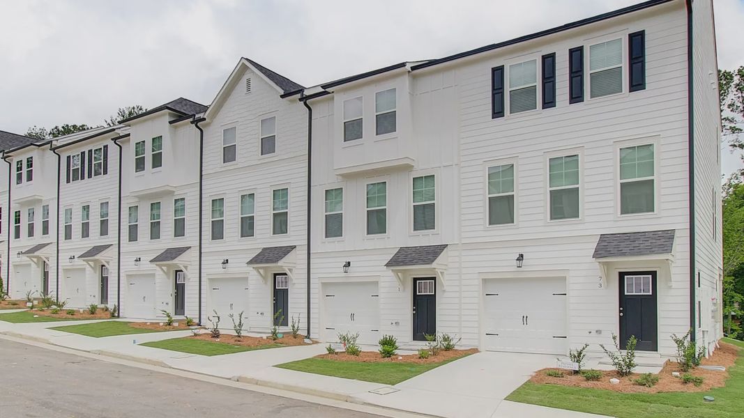 Front exterior of a home in the Monticello community, located in Atlanta, GA (Image 2).