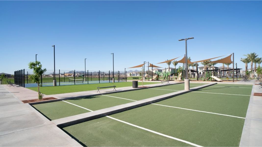 Bocce ball courts