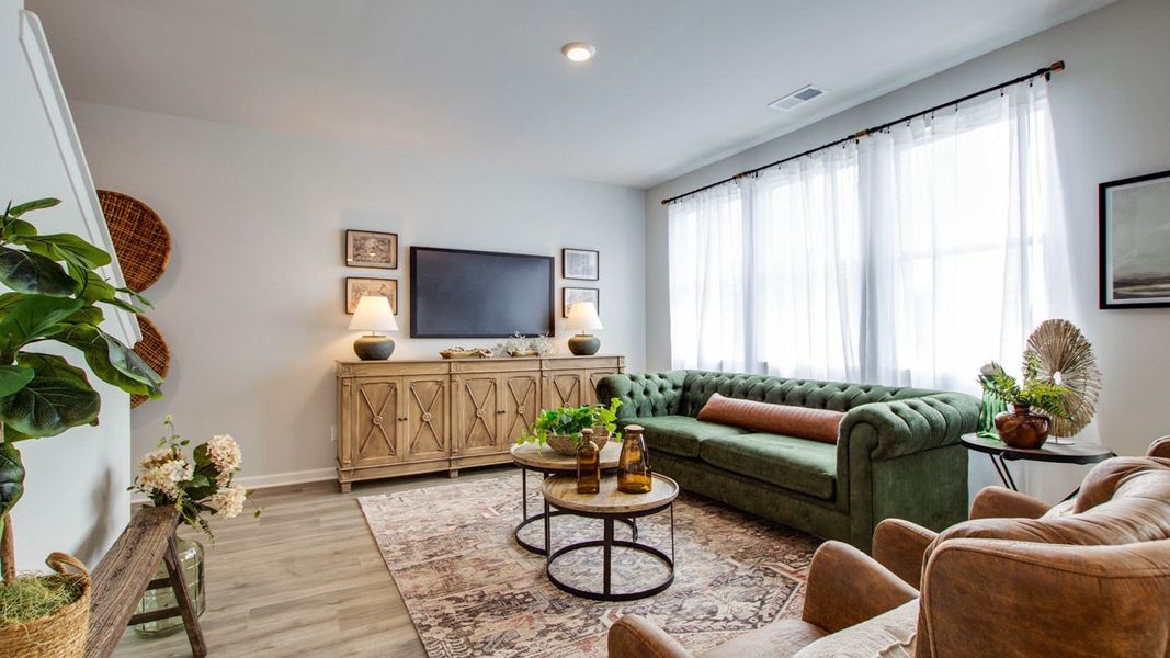 Furnished interior in a model home at River Landing in Murfreesboro (Image 17).
