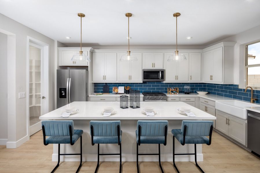 Furnished interior in a model home at Willows at Bella Vista Farms in San Tan Valley (Image 6).