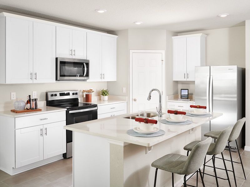 Furnished interior in a model home at Villamar - Signature Series in Winter Haven (Image 4).