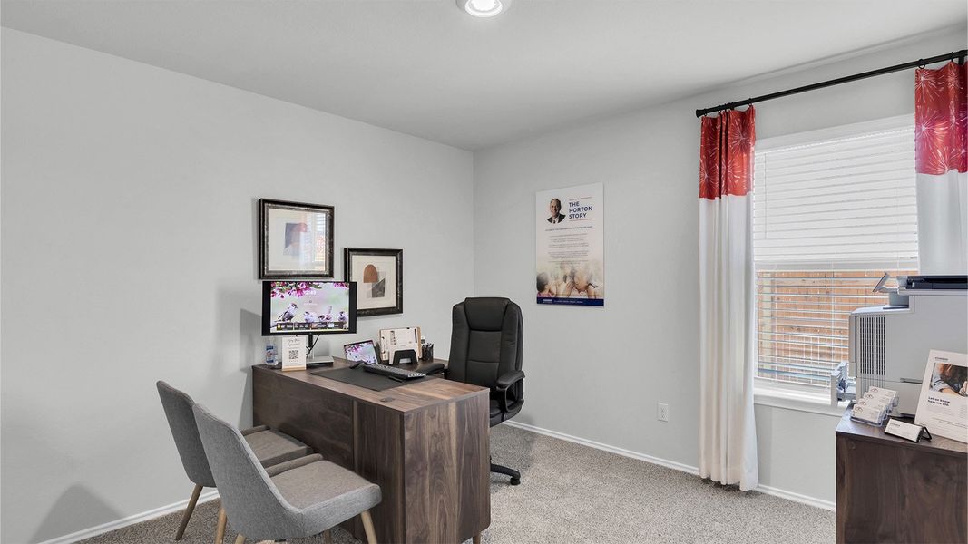 Furnished interior in a model home at The Terrace in Temple (Image 15). Furnished interior in a model home at The Terrace in Temple (Image 15).