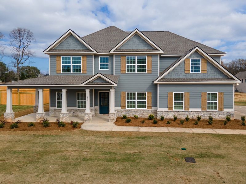 Front exterior of a home in the Juliette Crossing community, located in Forsyth, GA (Image 18).