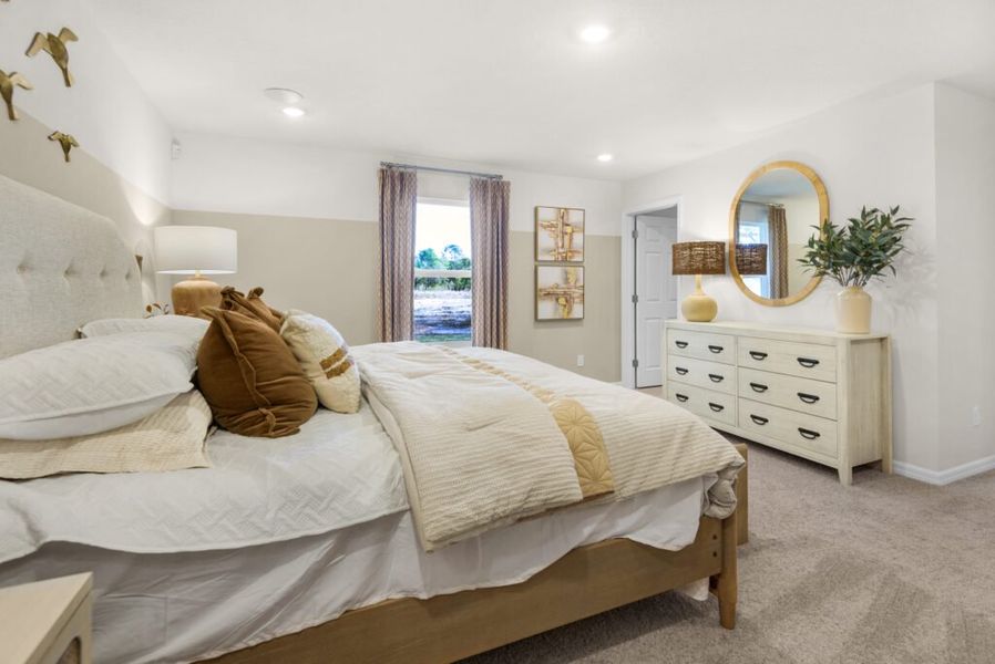 Furnished interior in a model home at Floridatown in Pace (Image 8). Furnished interior in a model home at Floridatown in Pace (Image 8).