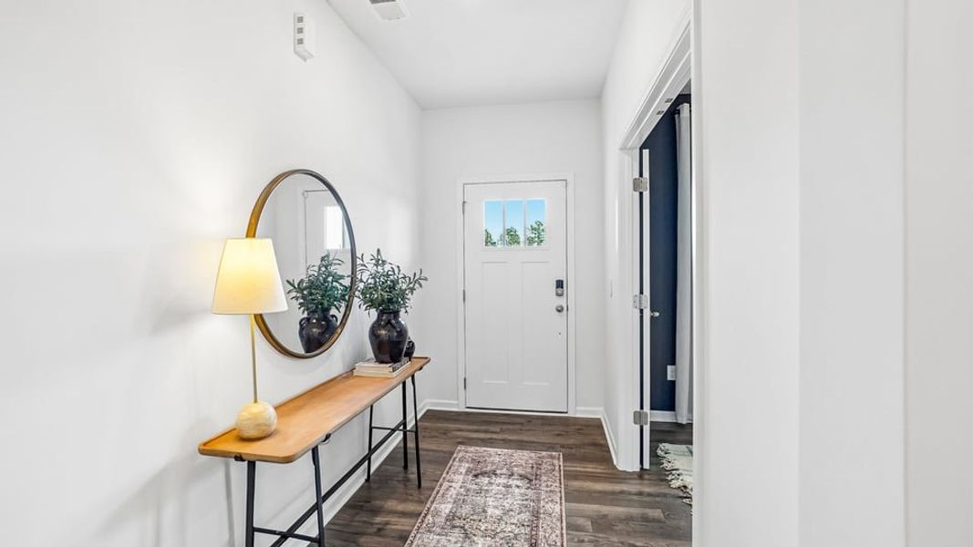Furnished interior in a model home at Martin Farms in Aberdeen (Image 10).