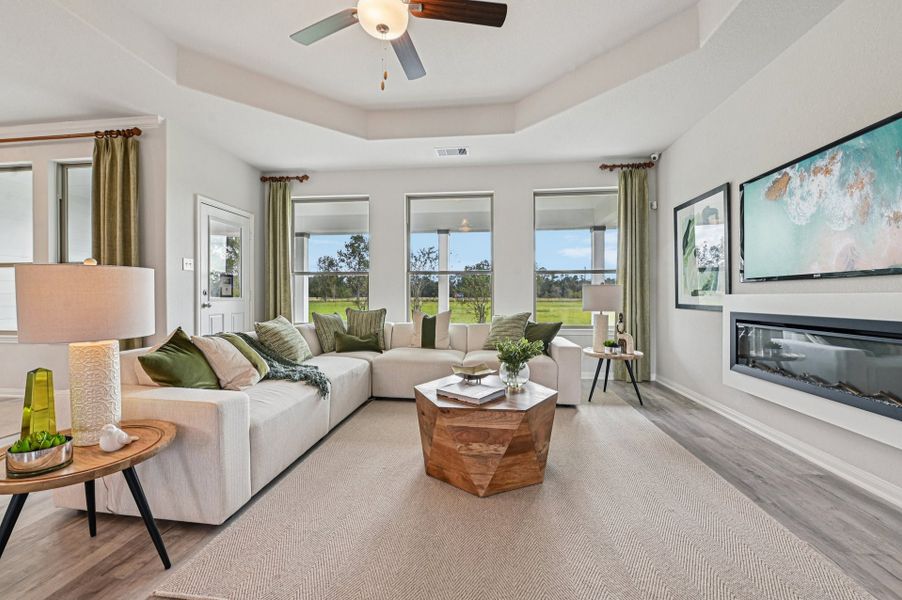 Barton Place Model Home - Madison - Family Room Barton Place Model Home - Madison - Family Room