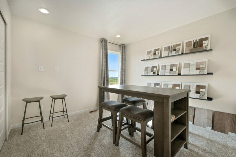Furnished interior in a model home at Lochbuie Station in Lochbuie (Image 14). Furnished interior in a model home at Lochbuie Station in Lochbuie (Image 14).