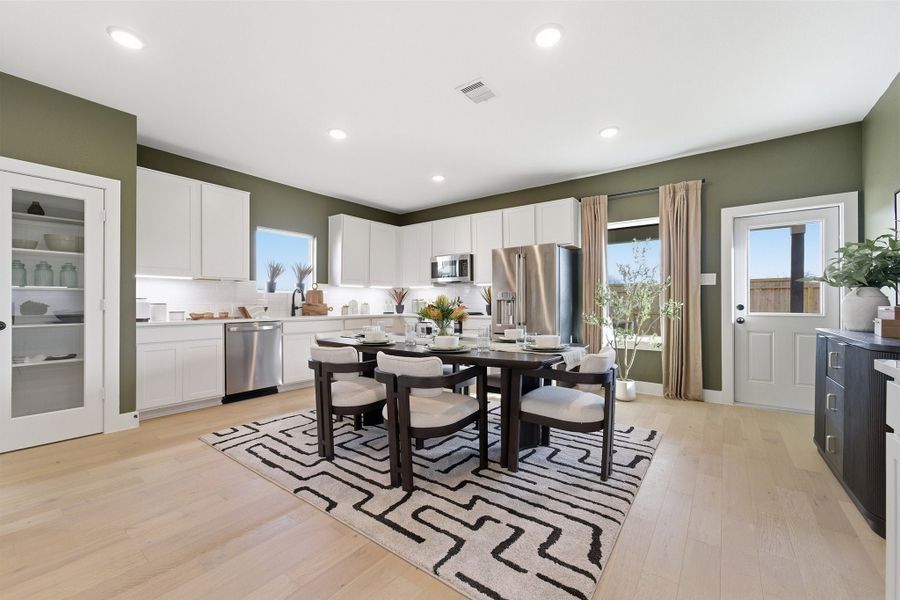 Furnished interior in a model home at Ashland in Angleton (Image 63).