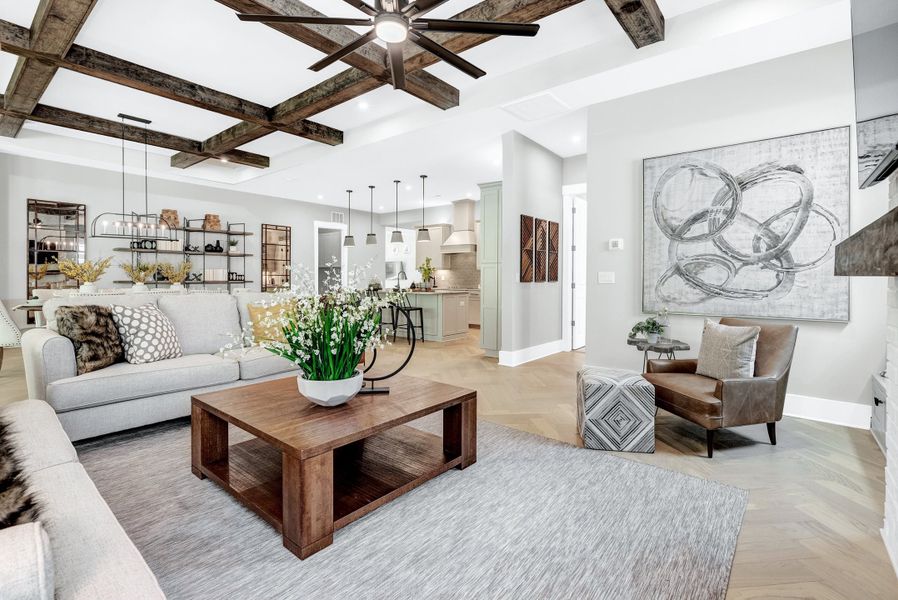 Furnished interior in a model home at Cresswind at Rocky River - OPEN 2026 in Locust (Image 17). Furnished interior in a model home at Cresswind at Rocky River - OPEN 2026 in Locust (Image 17).