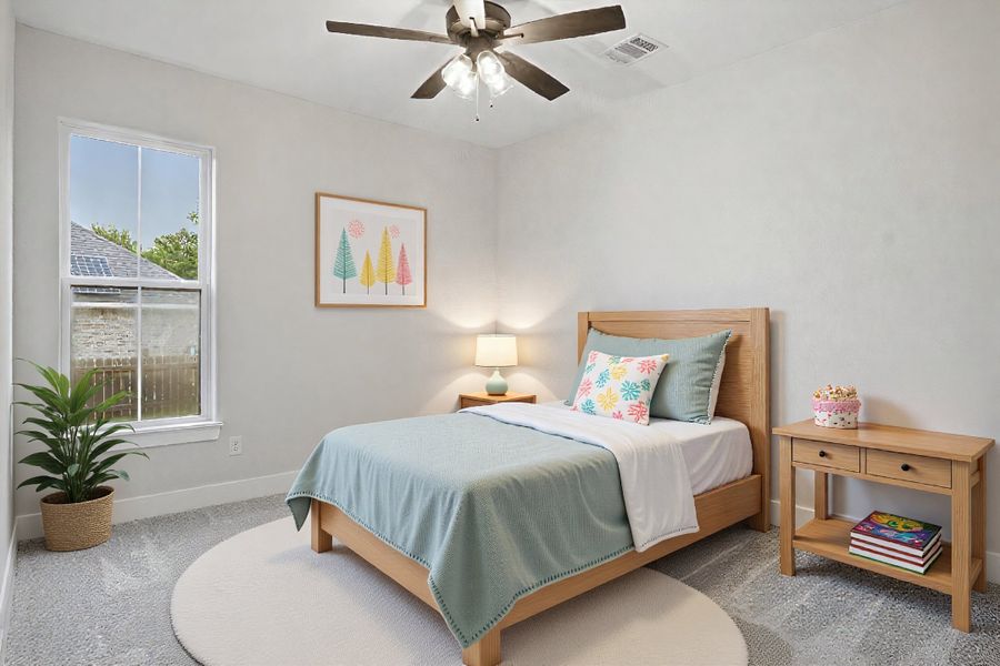 Furnished interior in a model home at Greenbrier in Bryan (Image 11). Furnished interior in a model home at Greenbrier in Bryan (Image 11).