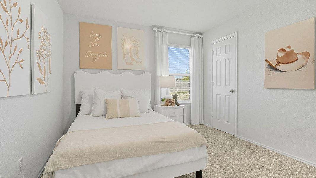 Furnished interior in a model home at Mesa Ridge in Temple (Image 30).