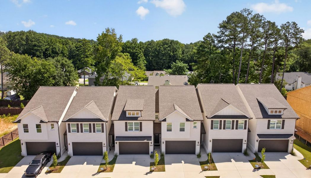 Front exterior of a home in the Thurgood Estates community, located in Snellville, GA (Image 16).