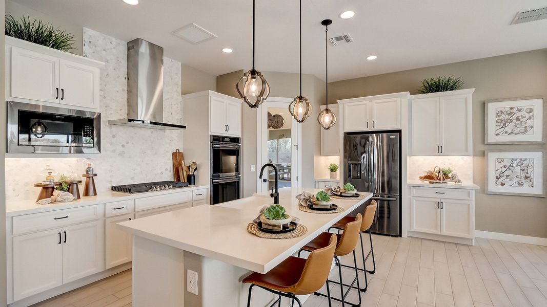 Furnished interior in a model home at Sycamore Farms in Surprise (Image 12).