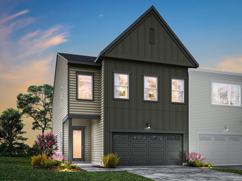 Front exterior of a home in the Summit At Homestead community, located in Chapel Hill, NC (Image 7).