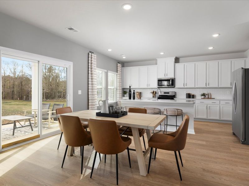Furnished interior in a model home at The Farm at Wells Creek - Signature Collection in Gray Court (Image 7). Furnished interior in a model home at The Farm at Wells Creek - Signature Collection in Gray Court (Image 7).