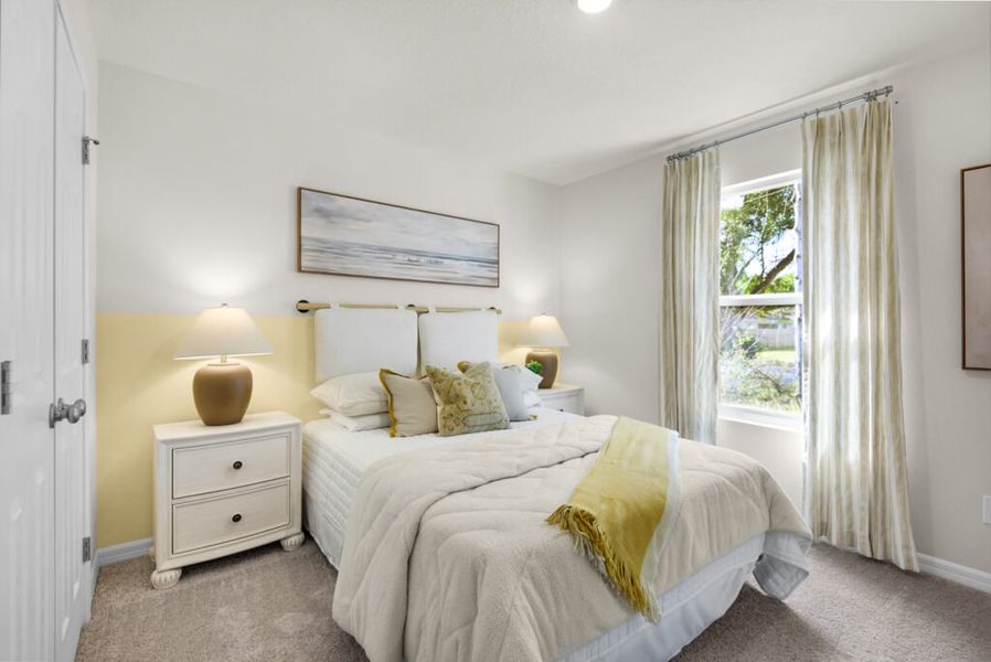 Furnished interior in a model home at Floridatown in Pace (Image 6). Furnished interior in a model home at Floridatown in Pace (Image 6).