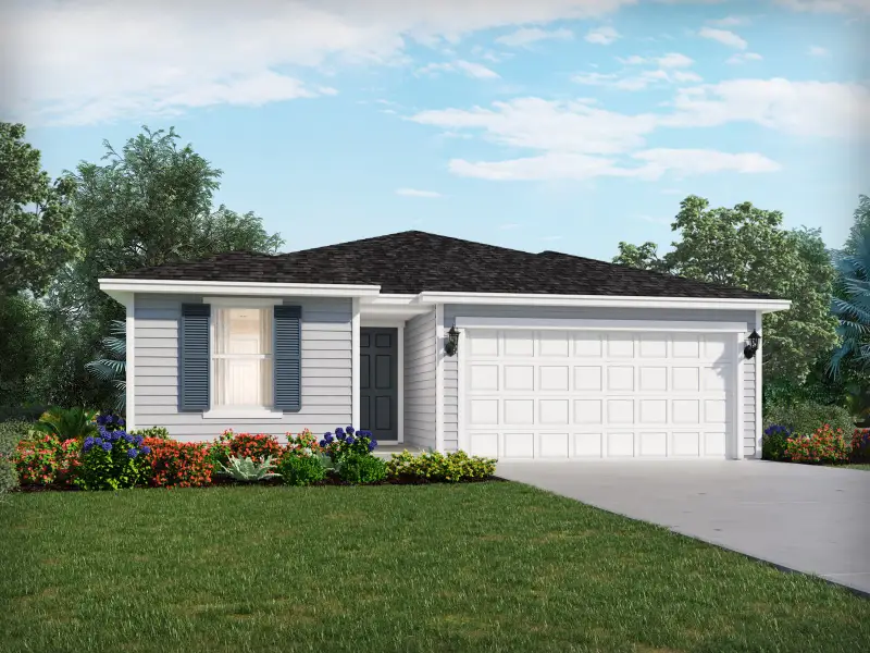 Front exterior of a home in the Lakes at Bella Lago - Premier Series community, located in Green Cove Springs, FL (Image 3).
