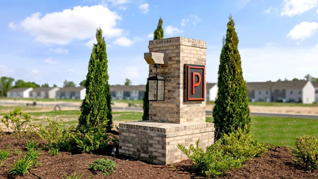 Entrance to the The Reserve at Prestleigh community in Wake Forest, NC, featuring signage and landscaping (Image 13).