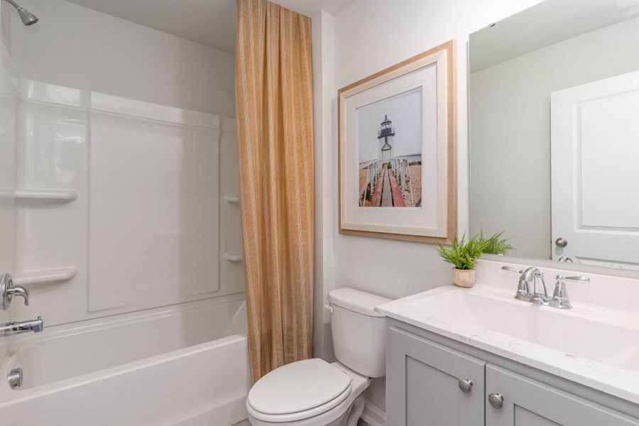 Furnished interior in a model home at Ridgefield in Conway (Image 55).