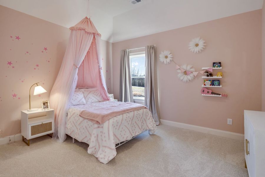 Furnished interior in a model home at Station Hill in Franklin (Image 9).