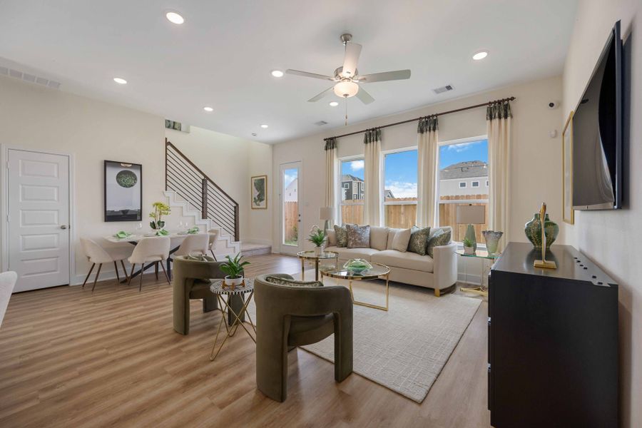 Alicante Model Home – Picasso Floorplan – Family Room Alicante Model Home – Picasso Floorplan – Family Room