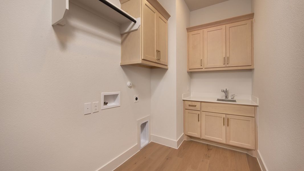 Furnished interior in a model home at Creek of Driftwood Half Acre in Driftwood (Image 21).