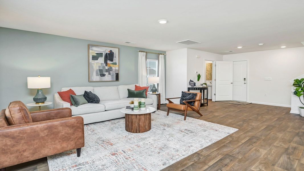 Furnished interior in a model home at Grand Oaks in Columbia (Image 25).