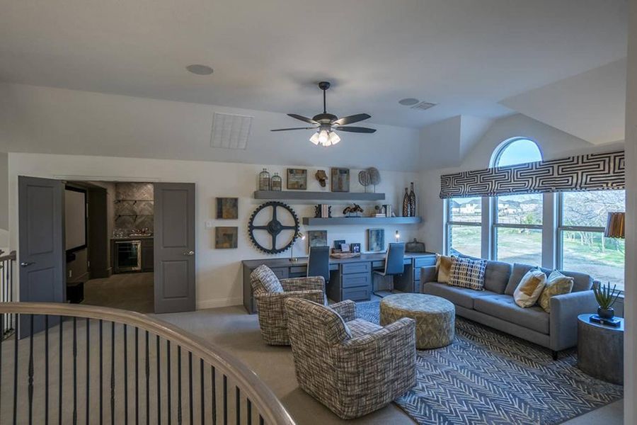 Furnished interior in a model home at Parker Ranch in Parker (Image 13).