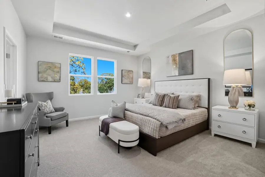 Photo representation of a future townhome plan. Colors, finishes and options will vary.