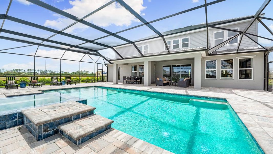 Furnished interior in a model home at Victoria Lakes in Odessa (Image 29). Furnished interior in a model home at Victoria Lakes in Odessa (Image 29).