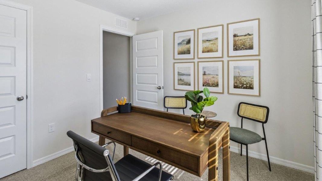 Furnished interior in a model home at Willowbrook South in Winter Haven (Image 10).