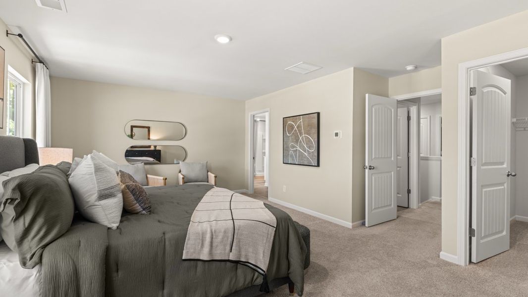 Furnished interior in a model home at Aurora Creek in Dallas (Image 28). Furnished interior in a model home at Aurora Creek in Dallas (Image 28).
