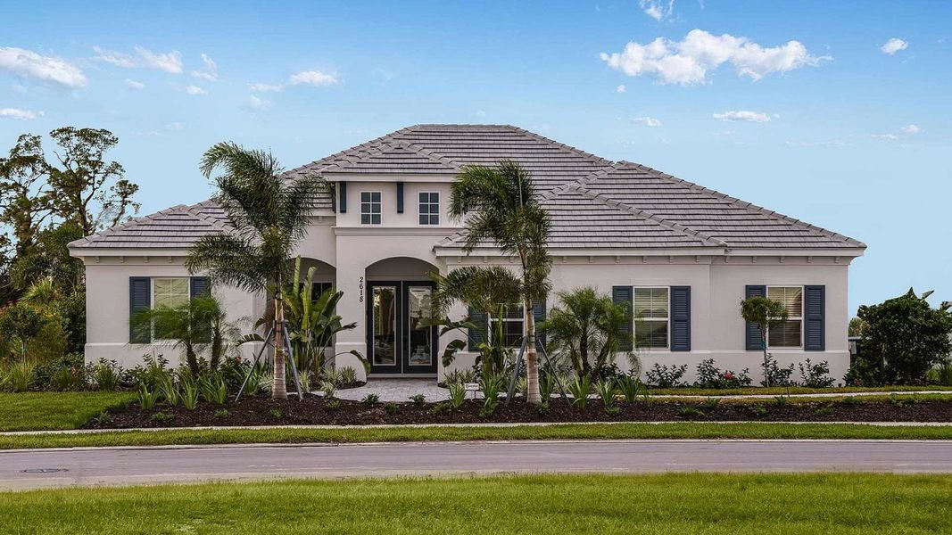 Front exterior of a home in the Windward community, located in Sarasota, FL (Image 5).