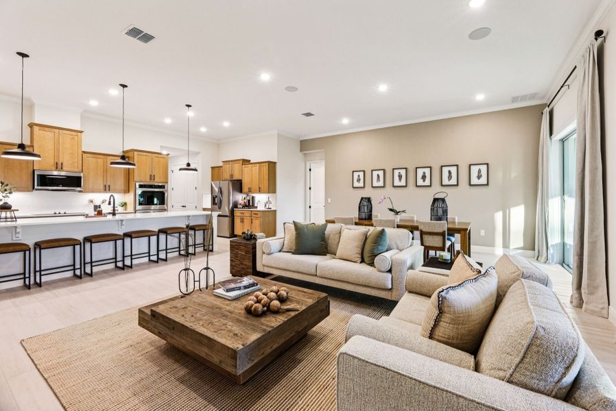 Furnished interior in a model home at Cape Coral in Cape Coral (Image 6).