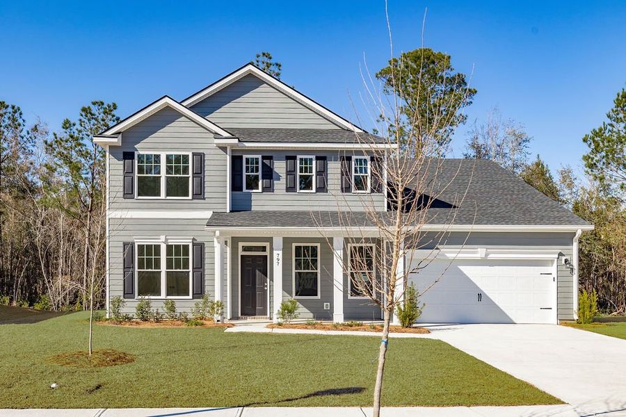 Front exterior of a home in the Ramsey Landing community, located in Rincon, GA (Image 8).